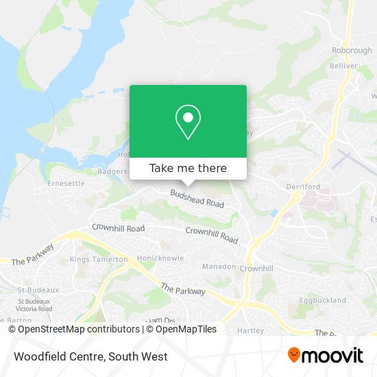 Woodfield Centre map