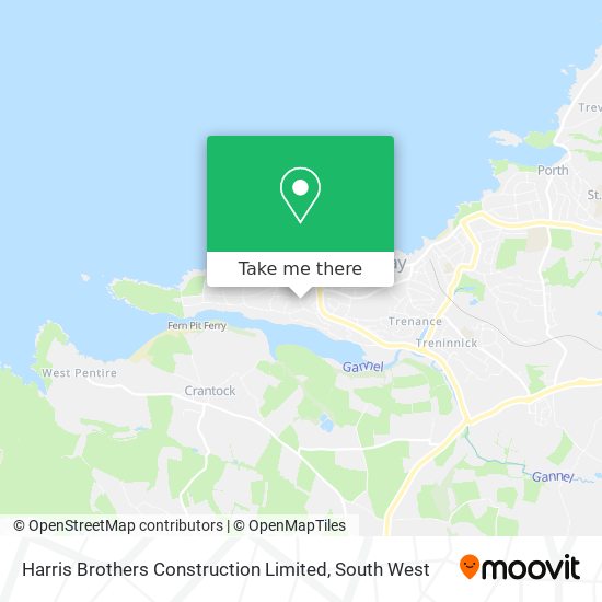 Harris Brothers Construction Limited map