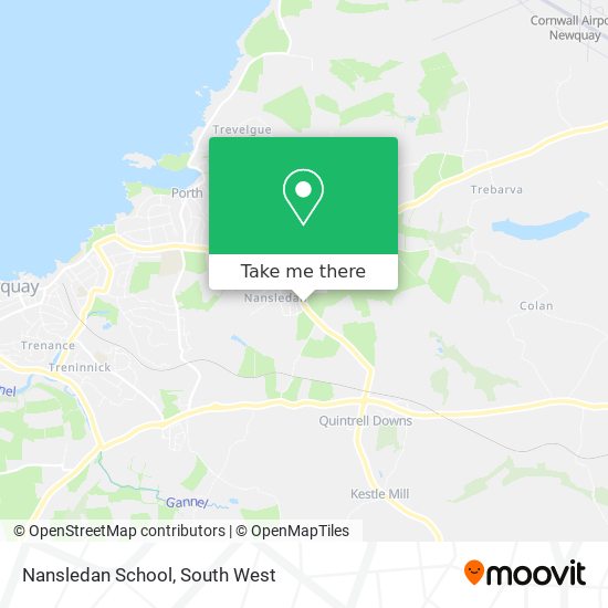 Nansledan School map