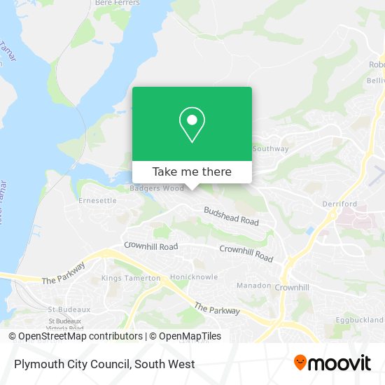 Plymouth City Council map