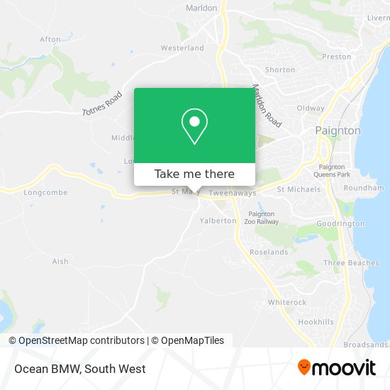 Ocean BMW map