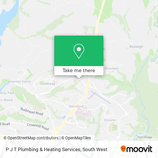 P J T Plumbing & Heating Services map