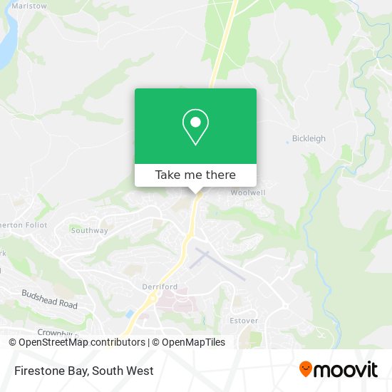 Firestone Bay map