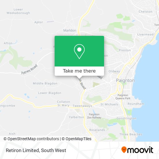 Retiron Limited map