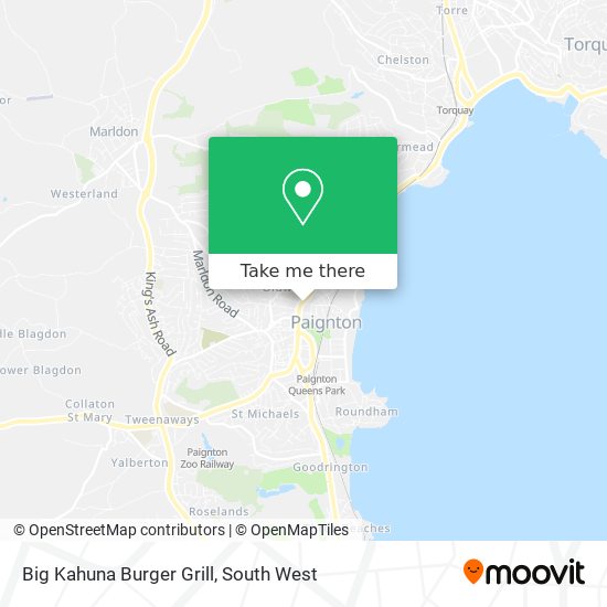 Big Kahuna Burger Grill map
