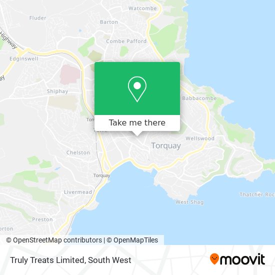 Truly Treats Limited map