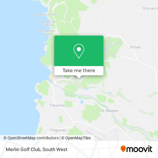 Merlin Golf Club map