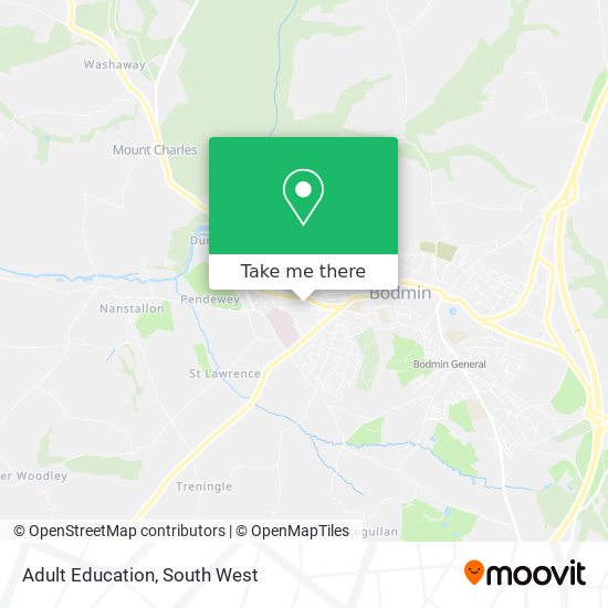 Adult Education map
