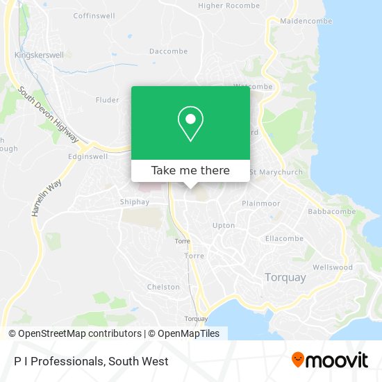 P I Professionals map