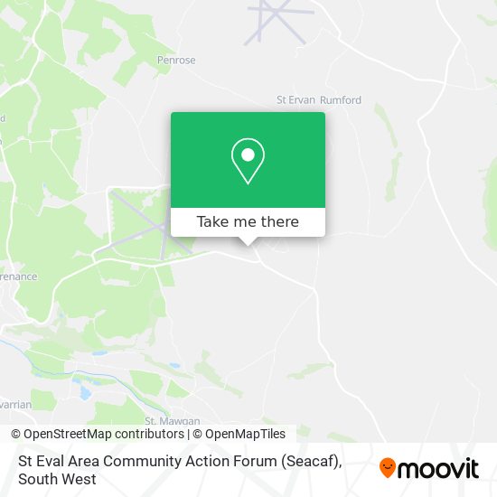 St Eval Area Community Action Forum (Seacaf) map