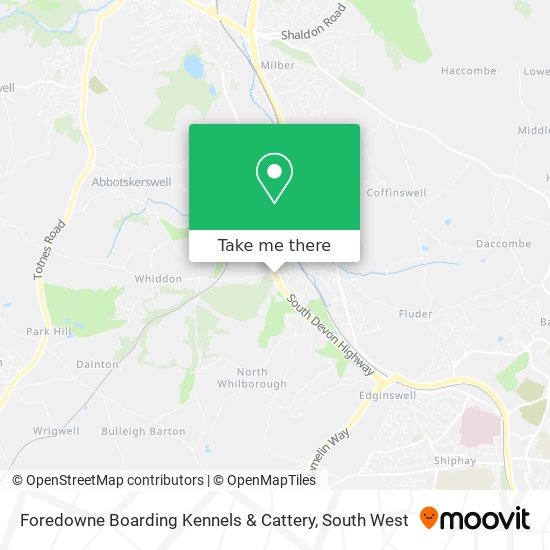 Foredowne Boarding Kennels & Cattery map