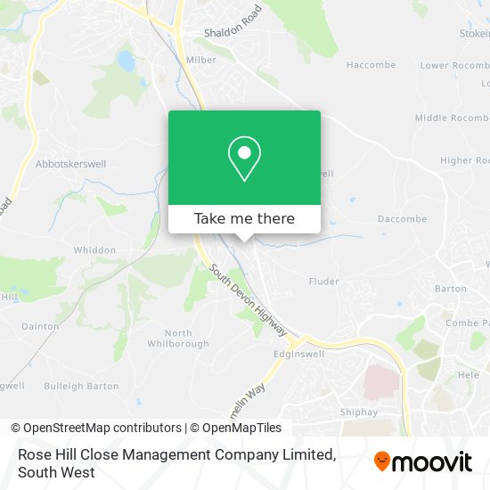Rose Hill Close Management Company Limited map