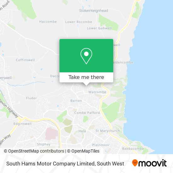 South Hams Motor Company Limited map