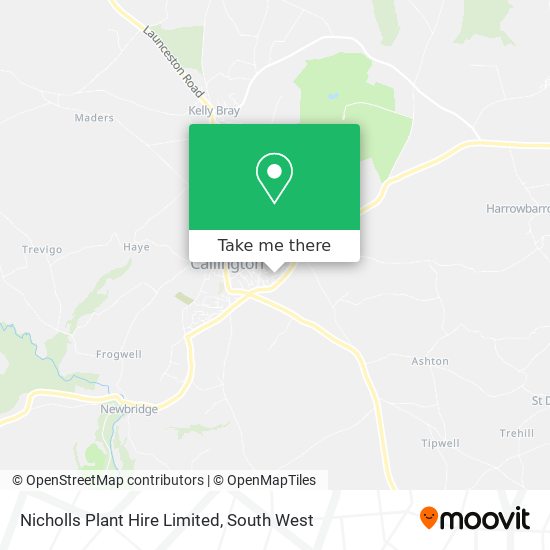 Nicholls Plant Hire Limited map