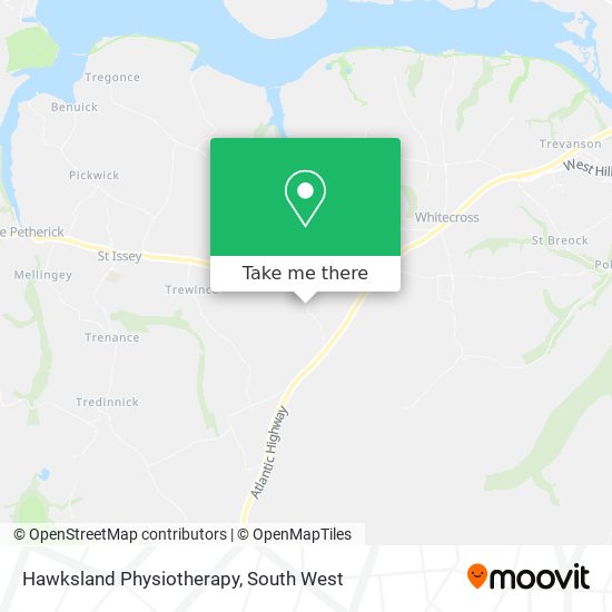 Hawksland Physiotherapy map