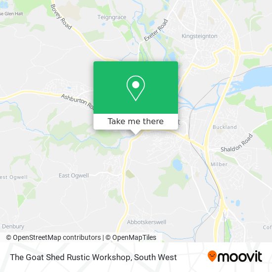 The Goat Shed Rustic Workshop map