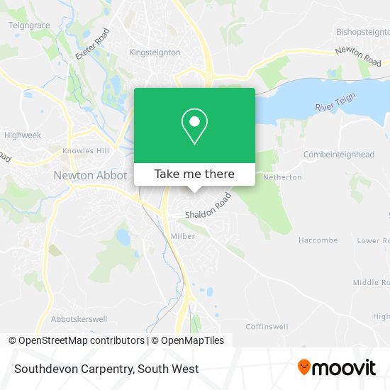 Southdevon Carpentry map