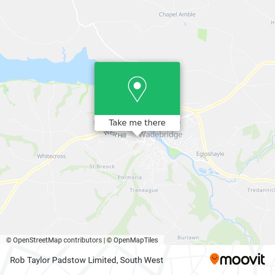 Rob Taylor Padstow Limited map