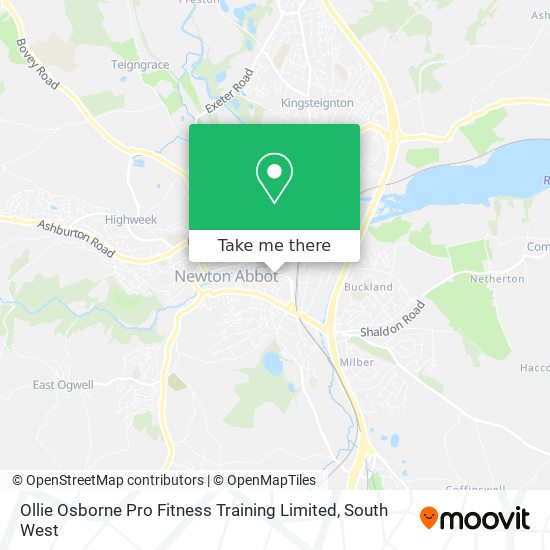 Ollie Osborne Pro Fitness Training Limited map
