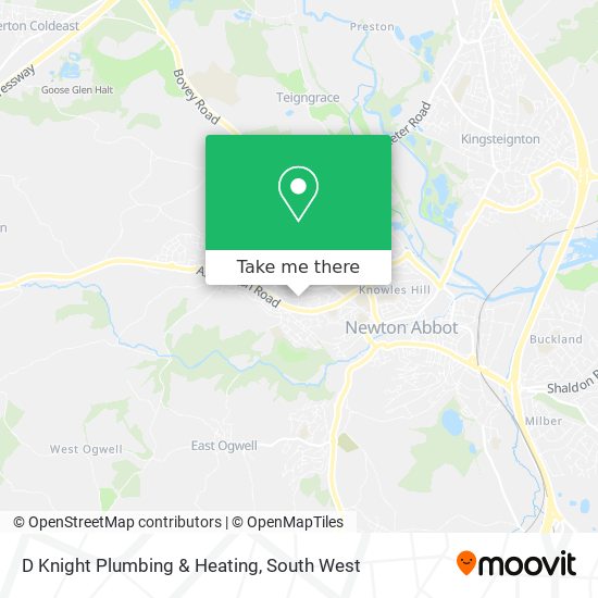 D Knight Plumbing & Heating map