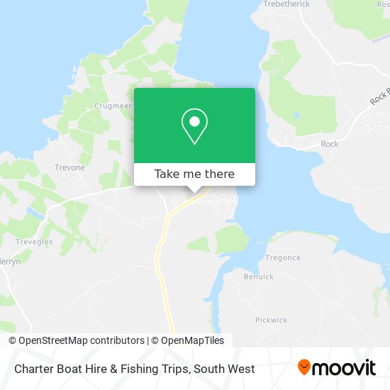 Charter Boat Hire & Fishing Trips map