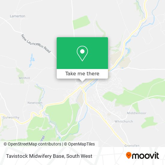 Tavistock Midwifery Base map