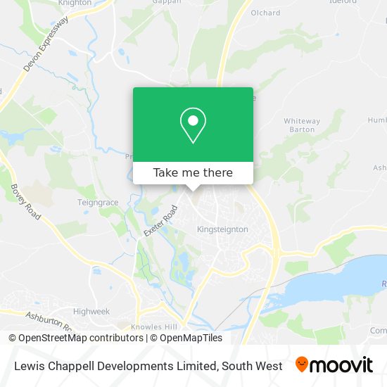 Lewis Chappell Developments Limited map