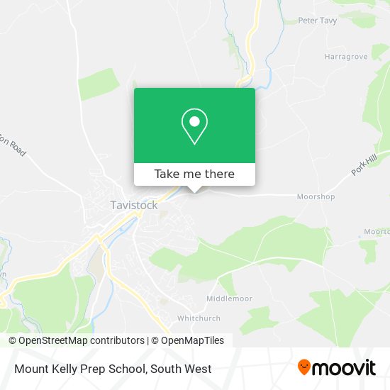 Mount Kelly Prep School map