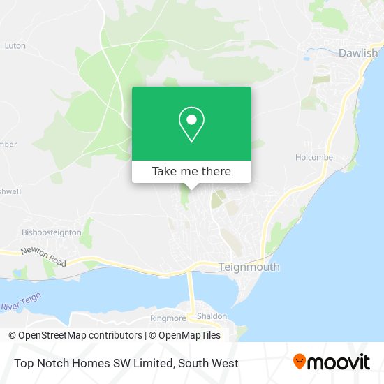 Top Notch Homes SW Limited map