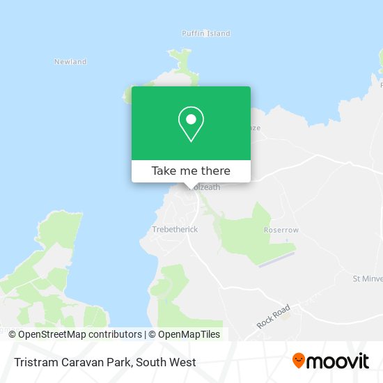 Tristram Caravan Park map