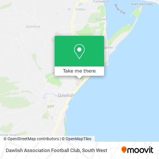 Dawlish Association Football Club map