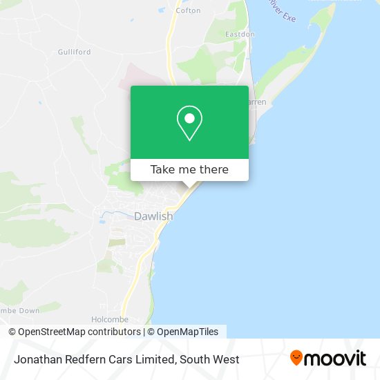 Jonathan Redfern Cars Limited map