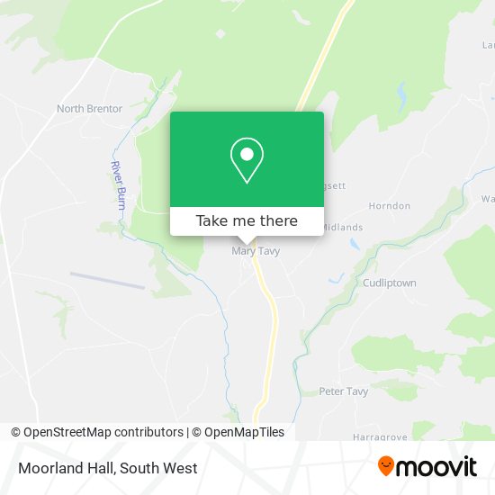 Moorland Hall map