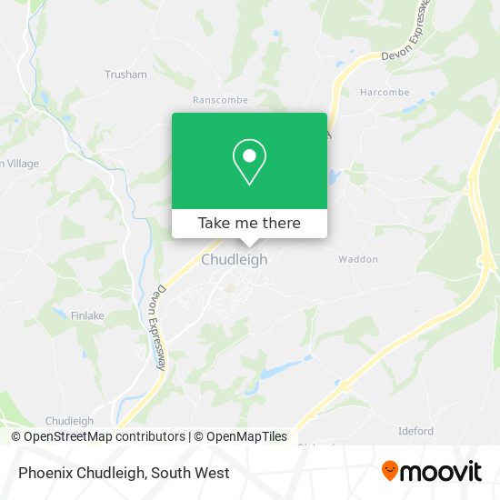 Phoenix Chudleigh map