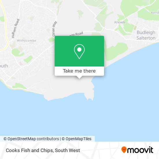 Cooks Fish and Chips map