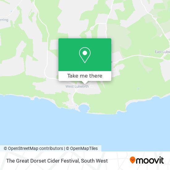 The Great Dorset Cider Festival map