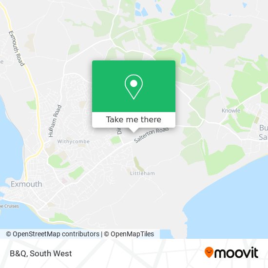 B&Q map