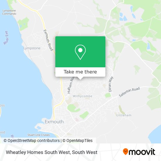 Wheatley Homes South West map