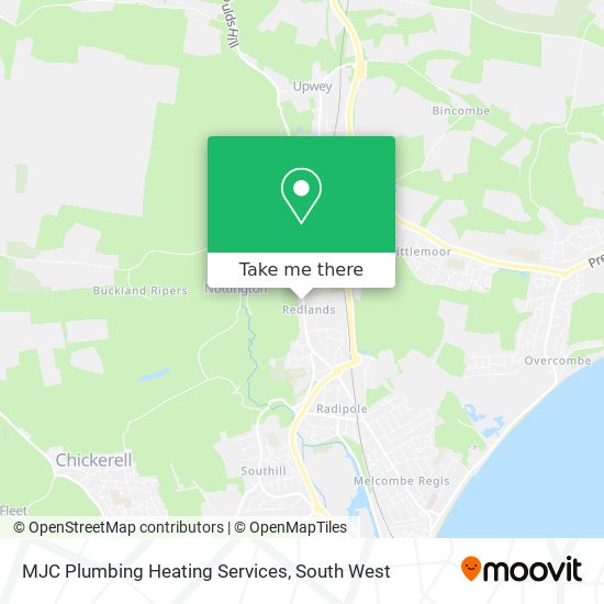 MJC Plumbing Heating Services map