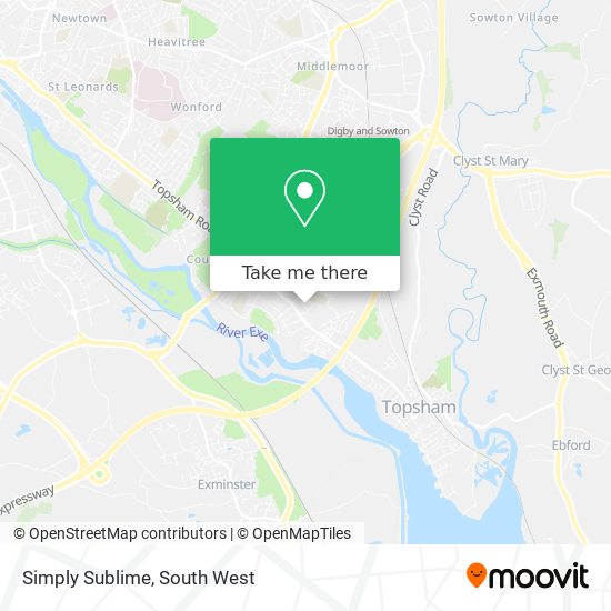 Simply Sublime map