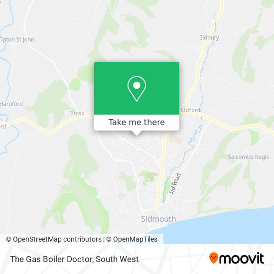 The Gas Boiler Doctor map