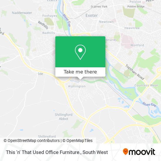 This 'n' That Used Office Furniture. map