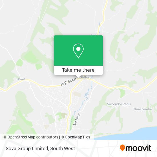 Sova Group Limited map