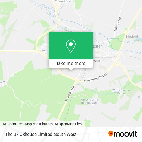 The Uk Oxhouse Limited map