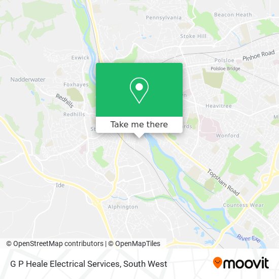 G P Heale Electrical Services map