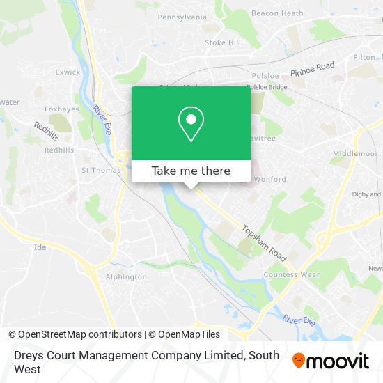 Dreys Court Management Company Limited map