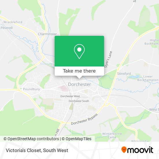 Victoria's Closet map