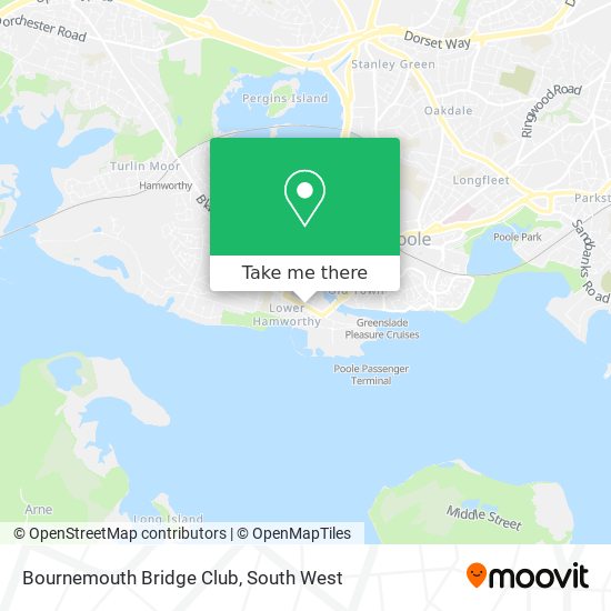 Bournemouth Bridge Club map