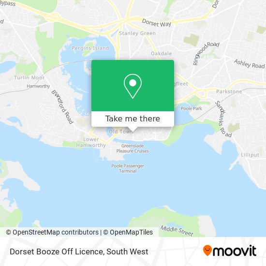 Dorset Booze Off Licence map