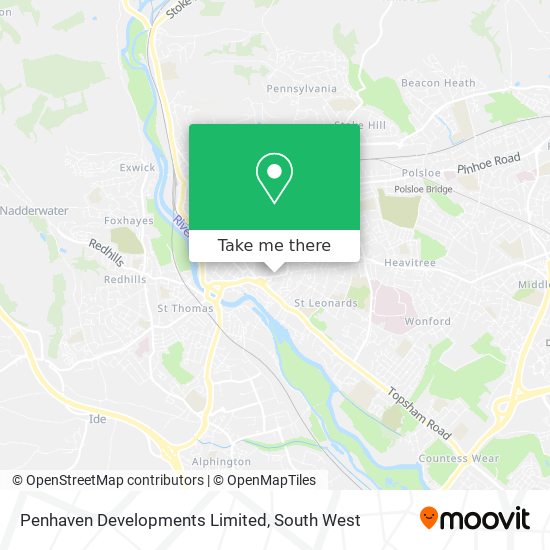 Penhaven Developments Limited map